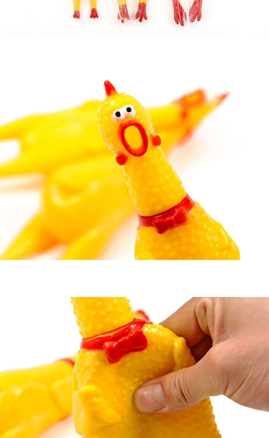 Screaming Chicken Dog Toy InfiniteWags 