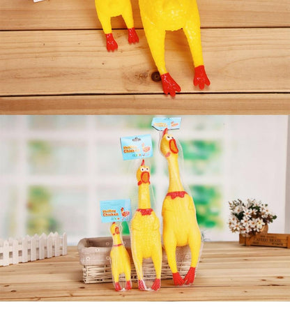 Screaming Chicken Dog Toy InfiniteWags 