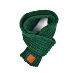 Wool Dog Scarf - 10 Color Options InfiniteWags Green 