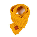Wool Dog Scarf - 10 Color Options InfiniteWags Yellow 