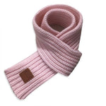 Wool Dog Scarf - 10 Color Options InfiniteWags Light Pink 