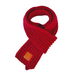 Wool Dog Scarf - 10 Color Options InfiniteWags Dark Red 