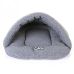 Cave Dog Bed - Anti Anxiety Pet Bed InfiniteWags Grey L 