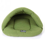Cave Dog Bed - Anti Anxiety Pet Bed InfiniteWags Green L 