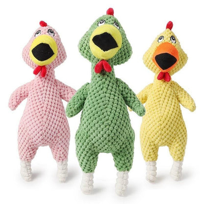 Screaming Chicken Dog Toy InfiniteWags 