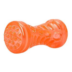 Rubber Spike Dog Toy InfiniteWags Orange L 