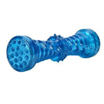 Rubber Spike Dog Toy InfiniteWags Blue L 