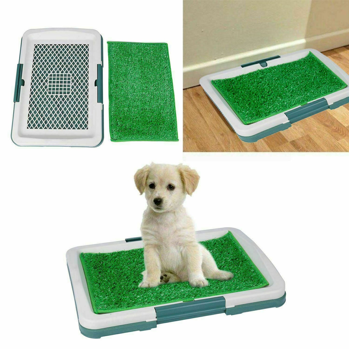 Synthetic Grass Dog Potty Pad - Dog Potty Training Aid InfiniteWags 