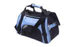 Pet Carrier Bag - Breathable Travel Bag InfiniteWags Blue L 