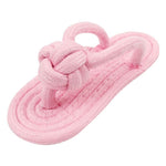 Rope Dog Toy Slipper - Not An Actual Slipper - 100% rope InfiniteWags 