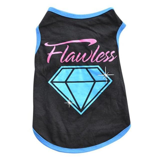 Flawless Dog T-Shirt InfiniteWags XS 