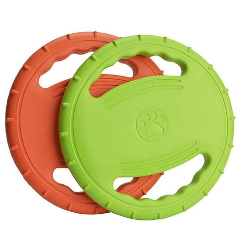 Flying Disc Rubber Dog Toy InfiniteWags Random color 2 19.5CM 