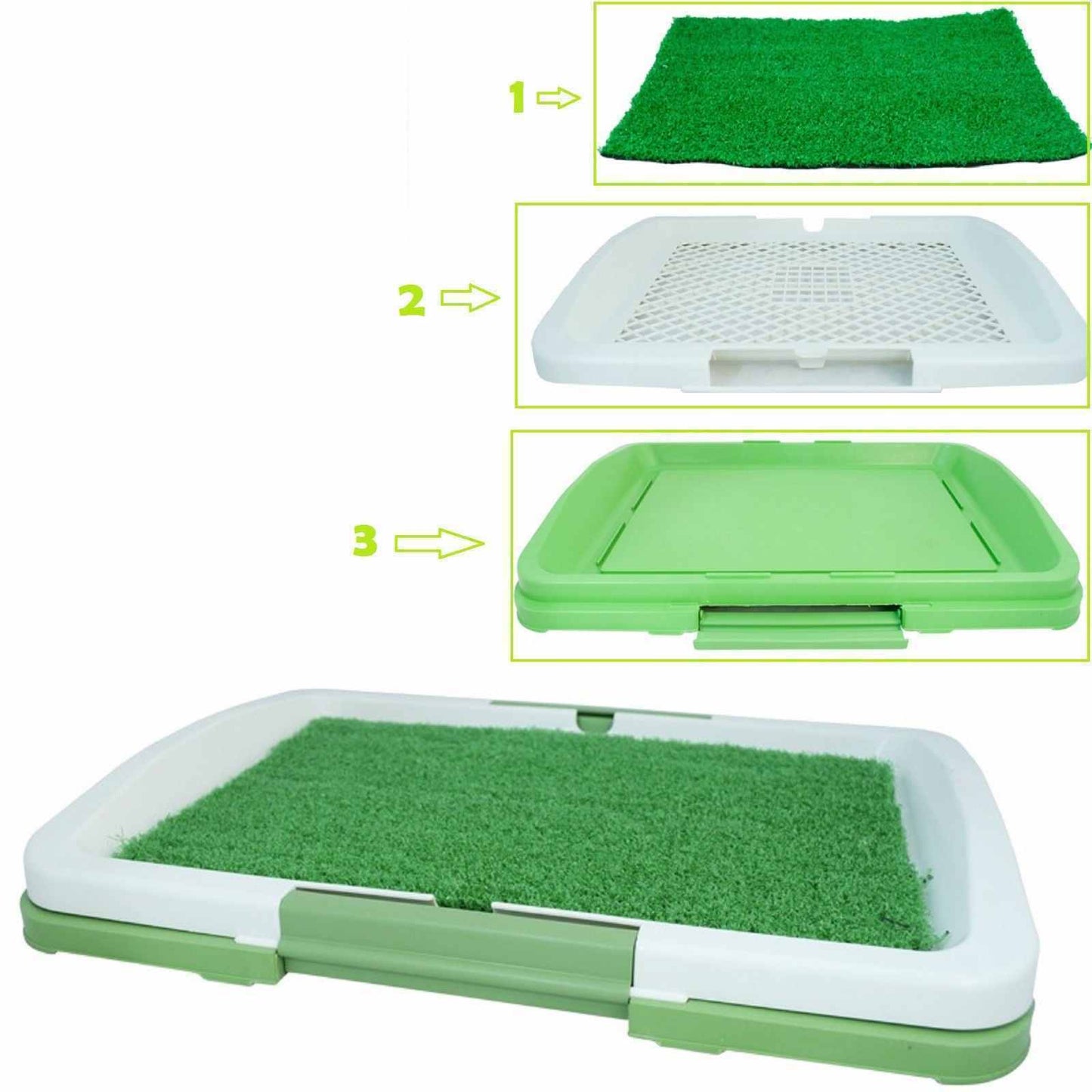 Synthetic Grass Dog Potty Pad - Dog Potty Training Aid InfiniteWags 