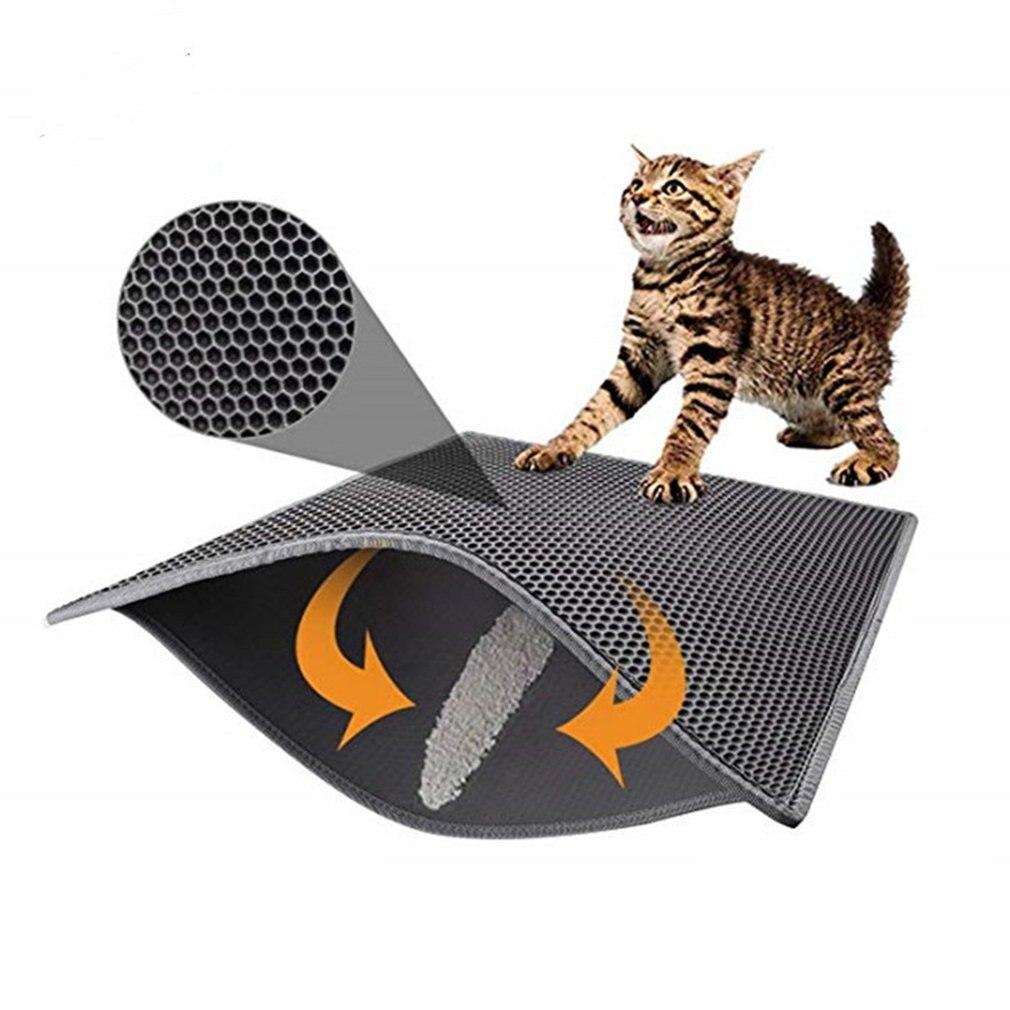 Cat Litter Mat Trapper - Waterproof Double-Layer Litter Mat - Non-slip InfiniteWags 