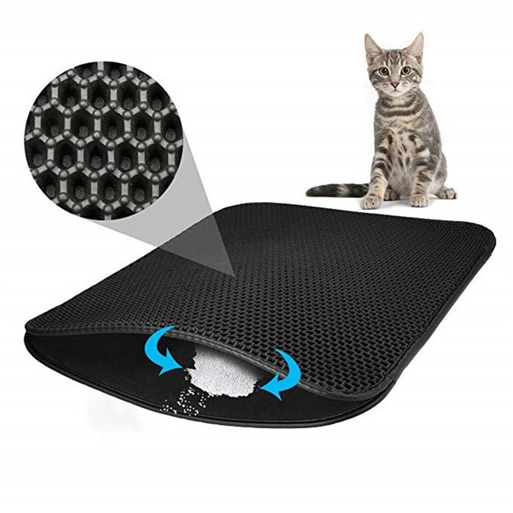 Cat Litter Mat Trapper - Waterproof Double-Layer Litter Mat - Non-slip InfiniteWags 