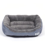 Soft Fleece Dog Bed - Waterproof InfiniteWags Grey L 