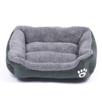 Soft Fleece Dog Bed - Waterproof InfiniteWags Dark green XXL 