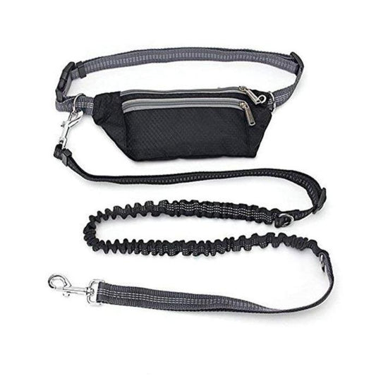 Hands Free Dog Leash - Phone Storage Compartment - Running Clip InfiniteWags 