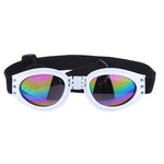 Foldable Dog Goggles - UV Protected - Anti-shatter - Anti-fog InfiniteWags White 