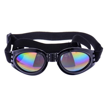 Foldable Dog Goggles - UV Protected - Anti-shatter - Anti-fog InfiniteWags Black 
