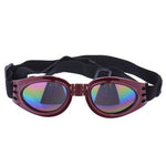Foldable Dog Goggles - UV Protected - Anti-shatter - Anti-fog InfiniteWags Red 