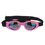 Foldable Dog Goggles - UV Protected - Anti-shatter - Anti-fog InfiniteWags Pink 