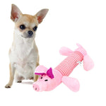 Long Plush Squeaky Dog Toy InfiniteWags 