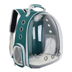 Transparent Pet Backpack - Breathable InfiniteWags Green 