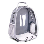 Transparent Pet Backpack - Breathable InfiniteWags Gray 