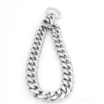 Silver Dog Necklace - Steel Dog Chain InfiniteWags 