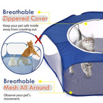 Portable Pet Tent - Waterproof Polyester Pet Fence InfiniteWags 