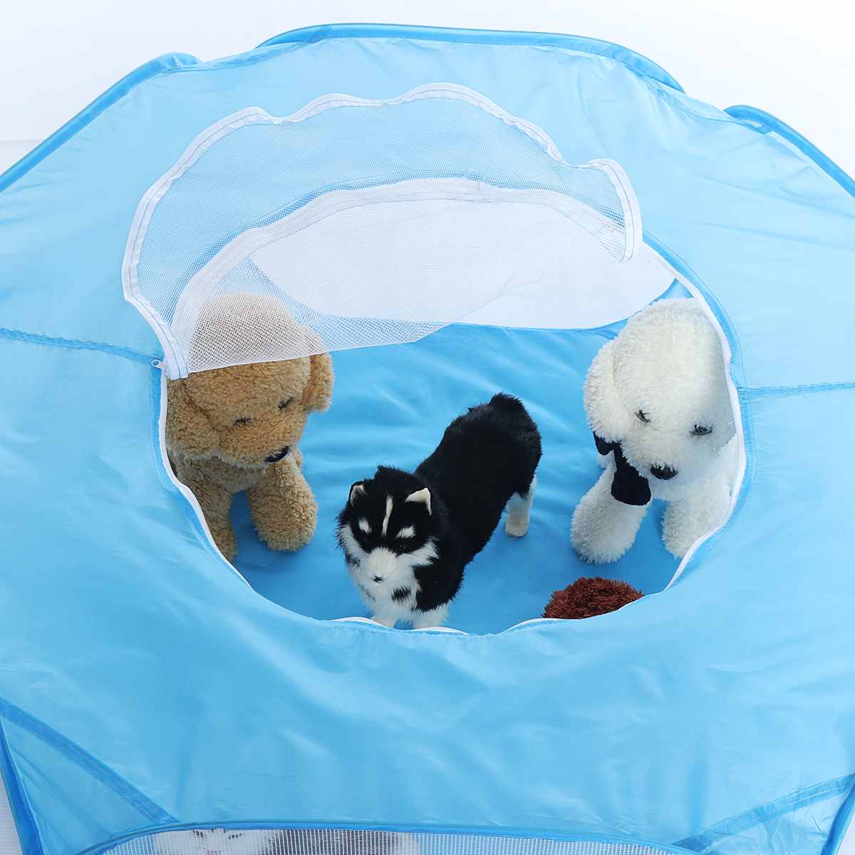 Portable Pet Tent - Waterproof Polyester Pet Fence InfiniteWags 