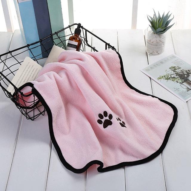 Dog Towel with Hand Pockets - Super Absorbent Microfiber InfiniteWags 