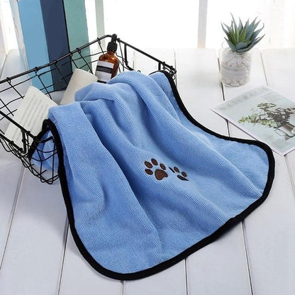 Dog Towel with Hand Pockets - Super Absorbent Microfiber InfiniteWags 