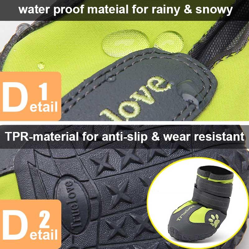 Waterproof Dog Shoes - Breathable - Reflector InfiniteWags 