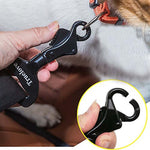 Dog Seat Belt Safety Collar Clip - Quick Release - Universal Adapter InfiniteWags 