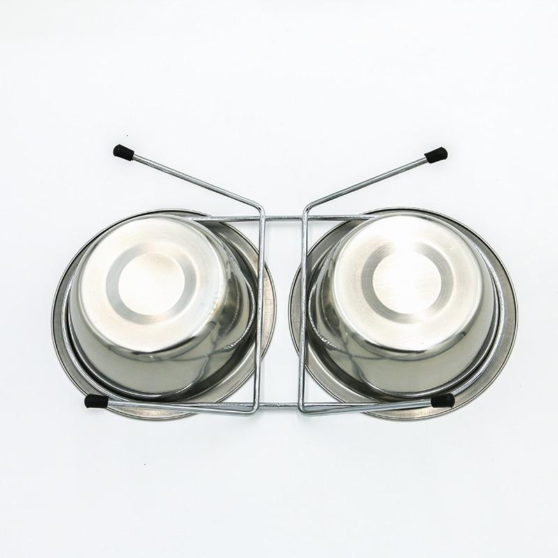 Raised Stainless Steel Dog Bowls - Anti-skid Pet Bowls InfiniteWags 