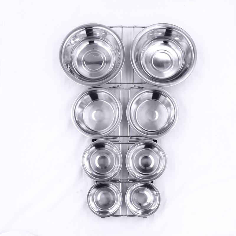 Raised Stainless Steel Dog Bowls - Anti-skid Pet Bowls InfiniteWags 