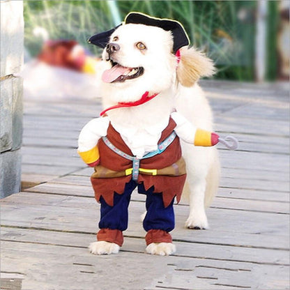 Pirate Dog Costume - 2 Piece - Dog Halloween Costumes InfiniteWags 