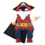 Pirate Dog Costume - 2 Piece - Dog Halloween Costumes InfiniteWags L 