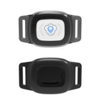 Waterproof Pet GPS Tracking Collar - IP67 Waterproof - Realtime Tracking InfiniteWags Black 