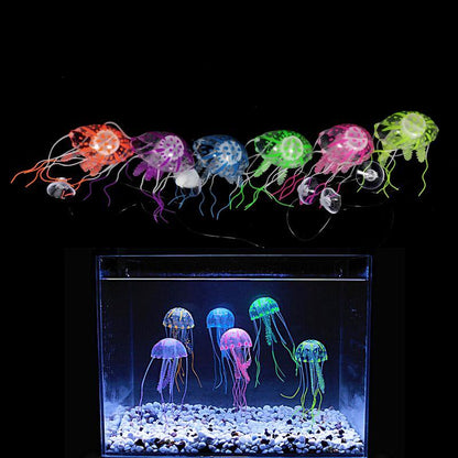 Artificial Glowing Jellyfish - Aquarium Decoration InfiniteWags 