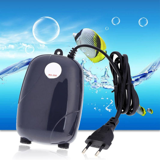 Aquarium Air Pump - Mini Silent Compressor - Oxygen Pump InfiniteWags 