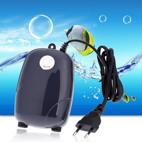 Aquarium Air Pump - Mini Silent Compressor - Oxygen Pump InfiniteWags 