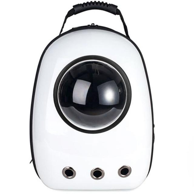 Cat Window Backpack - Space Capsule Cat Carrier InfiniteWags Ice White 