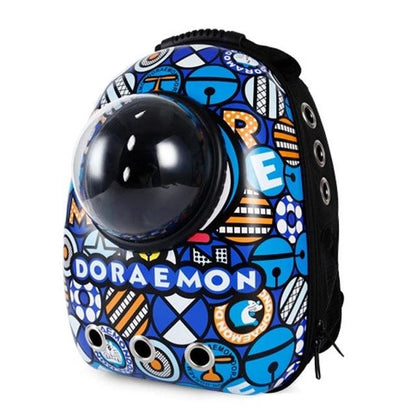 Cat Window Backpack - Space Capsule Cat Carrier InfiniteWags Jingle Cat 