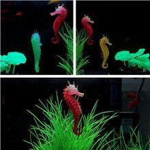 Glowing Sea Horse Aquarium Decor - Fluorescent InfiniteWags 