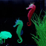 Glowing Sea Horse Aquarium Decor - Fluorescent InfiniteWags 