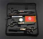 Professional Dog Grooming Scissor Set - 7" InfiniteWags Gray P-703 