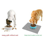Waterproof Pet Bowl Mat - Easy to clean InfiniteWags 